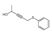 5-phenylsulfanylpent-3-yn-2-ol结构式