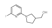 (1-(6-Fluoropyridin-2-yl)pyrrolidin-3-yl)methanol Structure