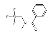 N-methyl-N-(trifluorosilylmethyl)benzamide Structure