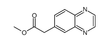 Methyl 2-(quinoxalin-6-yl)acetate Structure