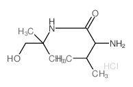 2-Amino-N-(2-hydroxy-1,1-dimethylethyl)-3-methylbutanamide hydrochloride结构式