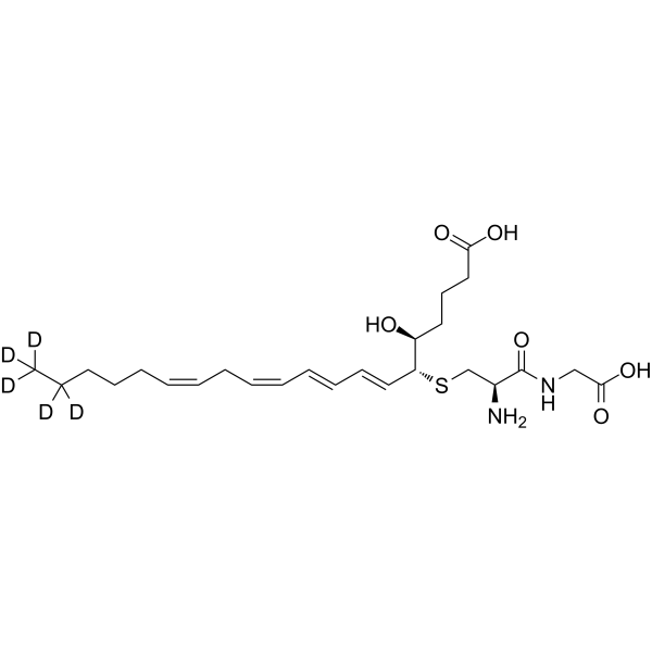 Leukotriene D4-d5结构式