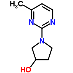 1-(4-Methyl-2-pyrimidinyl)-3-pyrrolidinol Structure