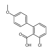2-chloro-6-(4-methoxyphenyl)benzoic acid结构式
