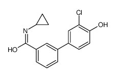 3-(3-chloro-4-hydroxyphenyl)-N-cyclopropylbenzamide Structure