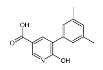 5-(3,5-dimethylphenyl)-6-oxo-1H-pyridine-3-carboxylic acid结构式