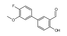 5-(4-fluoro-3-methoxyphenyl)-2-hydroxybenzaldehyde Structure