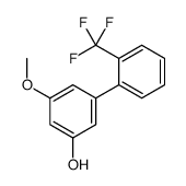 3-methoxy-5-[2-(trifluoromethyl)phenyl]phenol Structure
