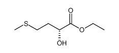 ethyl 2(R)-hydroxy-4-(methylthio)butyrate结构式