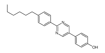 2-(4-Hexylphenyl)-5-(4-hydroxyphenyl)-pyrimidine Structure