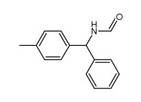 N-[(4-methylphenyl)(phenyl)methyl]formamide结构式
