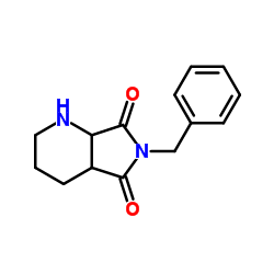 6-苄基-5,7-二氧代-八氢吡咯并[3,4B]吡啶结构式