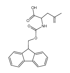 Fmoc-4,5-didehydro-DL-leucine Structure