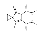 dimethyl 7-methyl-2-oxospiro[2.4]hept-6-ene-5,6-dicarboxylate Structure