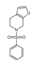 6-benzenesulfonyl-4,5,6,7-tetrahydrofuro[2,3-c]pyridine结构式