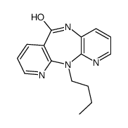 11-butyl-5H-dipyrido[2,3-b:2',3'-f][1,4]diazepin-6-one结构式