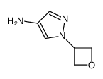 1-(氧杂环丁烷-3-基)-1H-吡唑-4-胺结构式