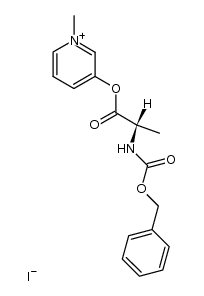 3-(Z-Ala)-methylpyridinium iodide ester Structure