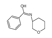 (R)-N-(TETRAHYDRO-2H-PYRAN-3-YL)BENZAMIDE structure