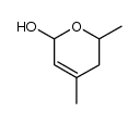 4,6-dimethyl-5,6-dihydro-2H-pyran-2-ol结构式