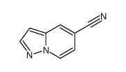 吡唑并[1,5-a]吡啶-5-甲腈结构式