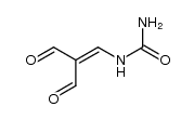1-(2-formyl-3-oxoprop-1-en-1-yl)urea结构式