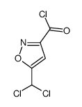 3-Isoxazolecarbonyl chloride, 5-(dichloromethyl)- (9CI)结构式