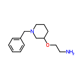 2-[(1-Benzyl-3-piperidinyl)oxy]ethanamine Structure