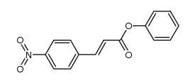 phenyl 4-nitrocinnamate Structure