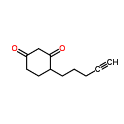 4-(4-Pentyn-1-yl)-1,3-cyclohexanedione structure