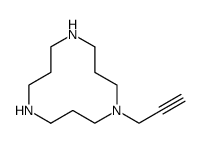 1-(propargyl)-1,5,9-triazacyclododecane Structure