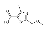 2-methoxymethyl-4-methylthiazole-5-carboxylic acid结构式
