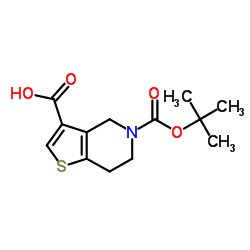 5-[(叔丁氧基)羰基] -4H,5H,6H,7H-噻吩并[3,2-c]吡啶-3-羧酸图片