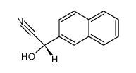 (S)-2-hydroxy(2-naphthyl)acetonitrile结构式