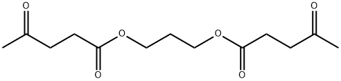 4-Oxo-pentanoic acid 3-(4-oxo-pentanoyloxy)-propyl ester结构式