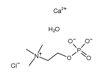 phosphorylcholine calcium salt monohydrate Structure