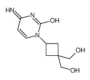 4-amino-1-[3,3-bis(hydroxymethyl)cyclobutyl]pyrimidin-2-one结构式