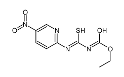 Ethyl [(5-nitro-2-pyridinyl)carbamothioyl]carbamate结构式
