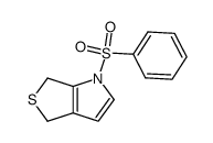 1-(phenylsulfonyl)-4,6-dihydro-1H-thieno[3,4-b]pyrrole结构式