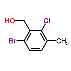 6-Bromo-2-chloro-3-methylbenzyl alcohol Structure