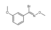 N,3-dimethoxybenzimidoyl bromide结构式