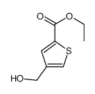 Ethyl 4-(hydroxymethyl)thiophene-2-carboxylate结构式