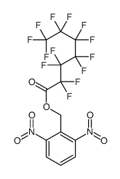 (2,6-dinitrophenyl)methyl 2,2,3,3,4,4,5,5,6,6,7,7,7-tridecafluoroheptanoate结构式