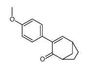 3-(4-methoxyphenyl)bicyclo[3.2.1]oct-2-en-4-one Structure