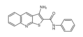 3-amino-N-phenylthieno[2,3-b]quinoline-2-carboxamide Structure