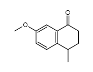 3,4-dihydro-7-methoxy-4-methyl-1(2H)-naphthalenone Structure