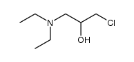 1-chloro-3-diethylamino-propan-2-ol Structure