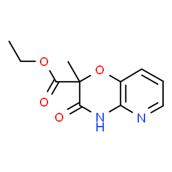 Ethyl 2-methyl-3-oxo-3,4-dihydro-2H-pyrido[3,2-b][1,4]oxazine-2-carboxylate structure