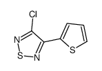 3-chloro-4-thiophen-2-yl-1,2,5-thiadiazole Structure