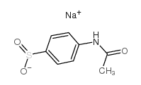 4-乙酰氨基苯亚磺酸钠 二水合物结构式